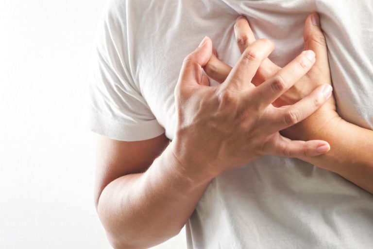 Why am I getting sharp pains on my stomach and chest?