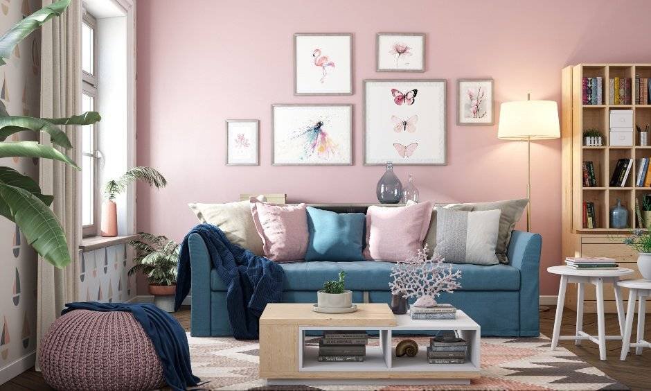 A Complete Guide to Wall Colour Combinations and Painting Designs for Living Rooms