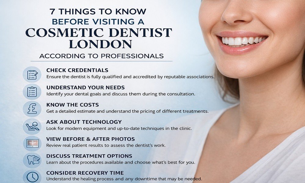 7 Things to Know Before Visiting a Cosmetic Dentist London, According to Professionals